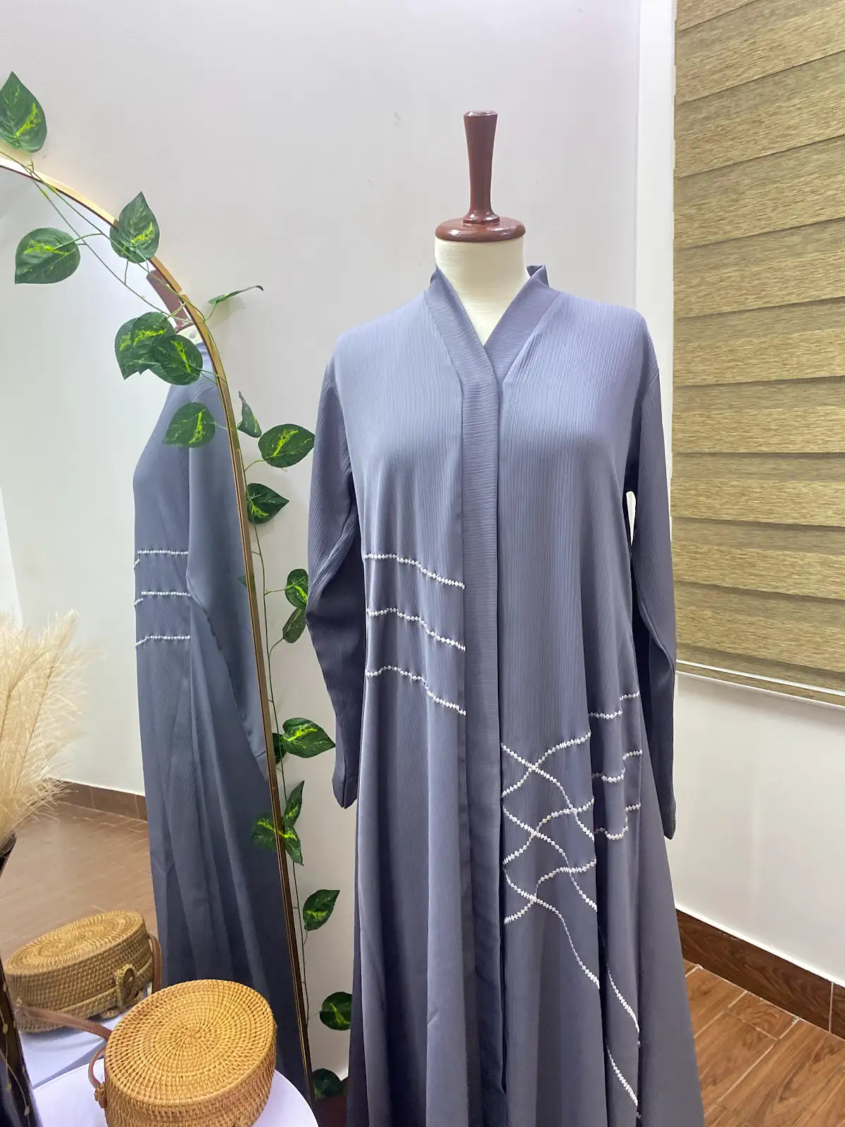 Grey Abaya