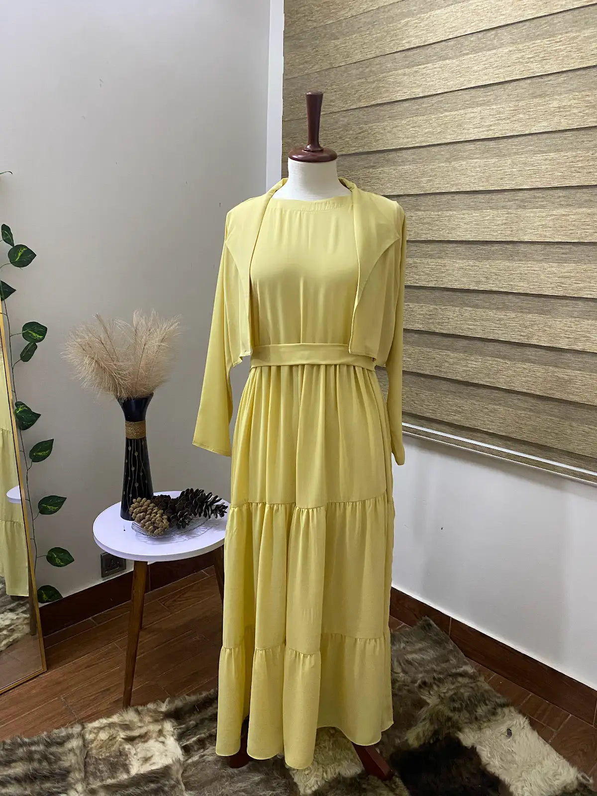 Lime Yellow Soft Breathable Jacket Style