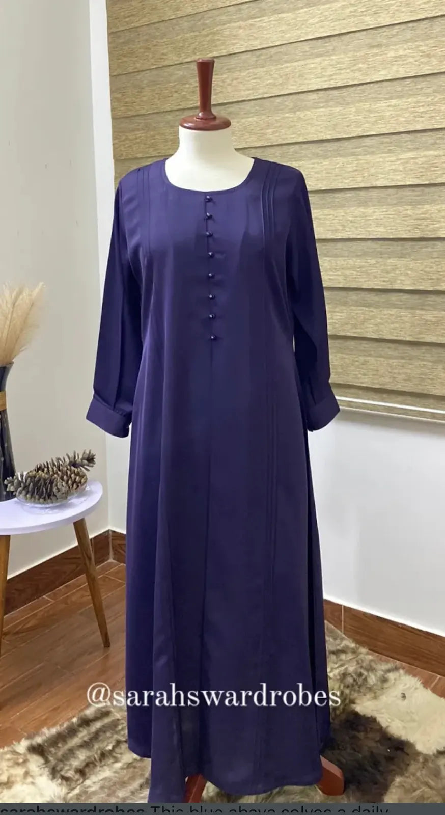 Blue Abaya